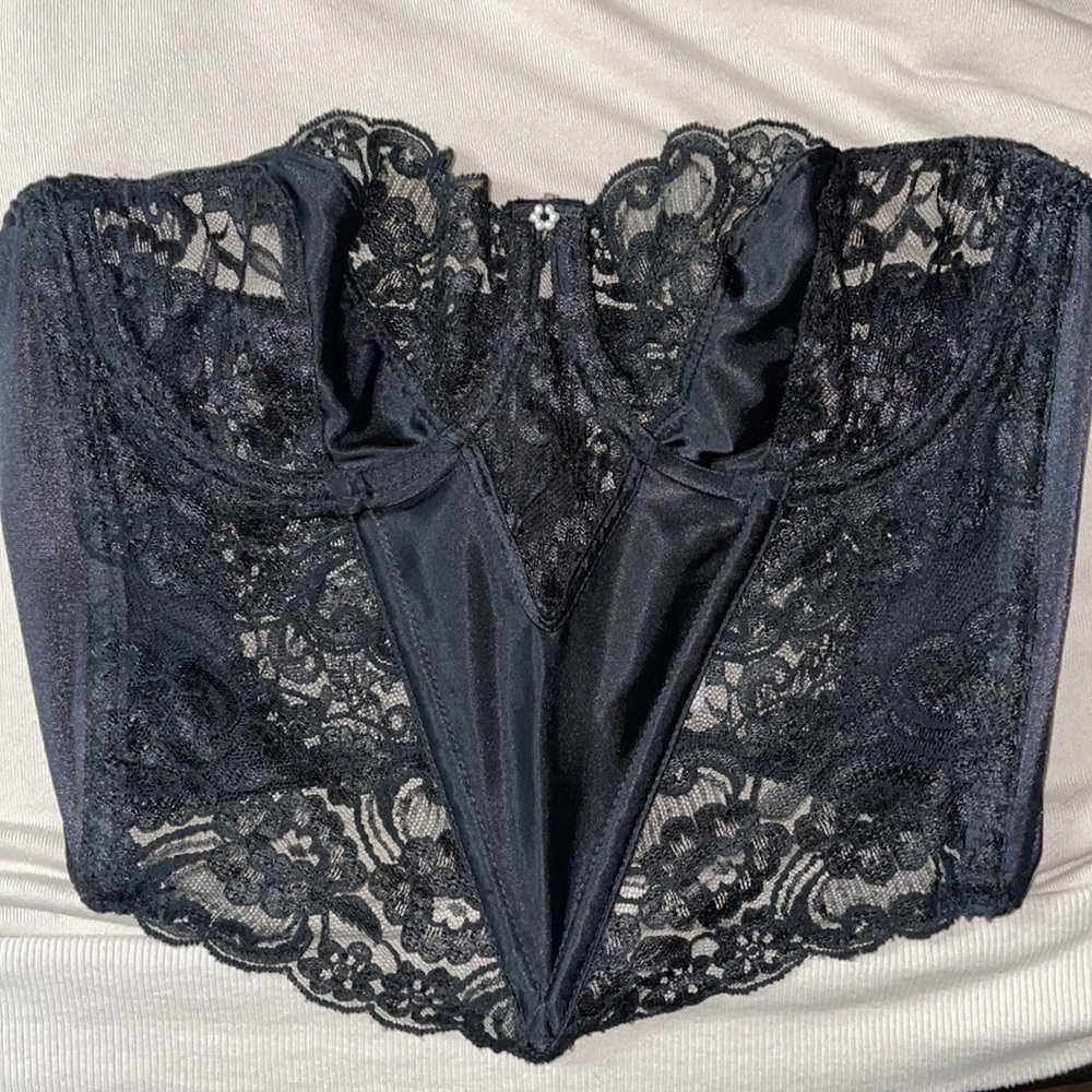 Christian Dior Floral Lace Bustier - Picture 1 of 12